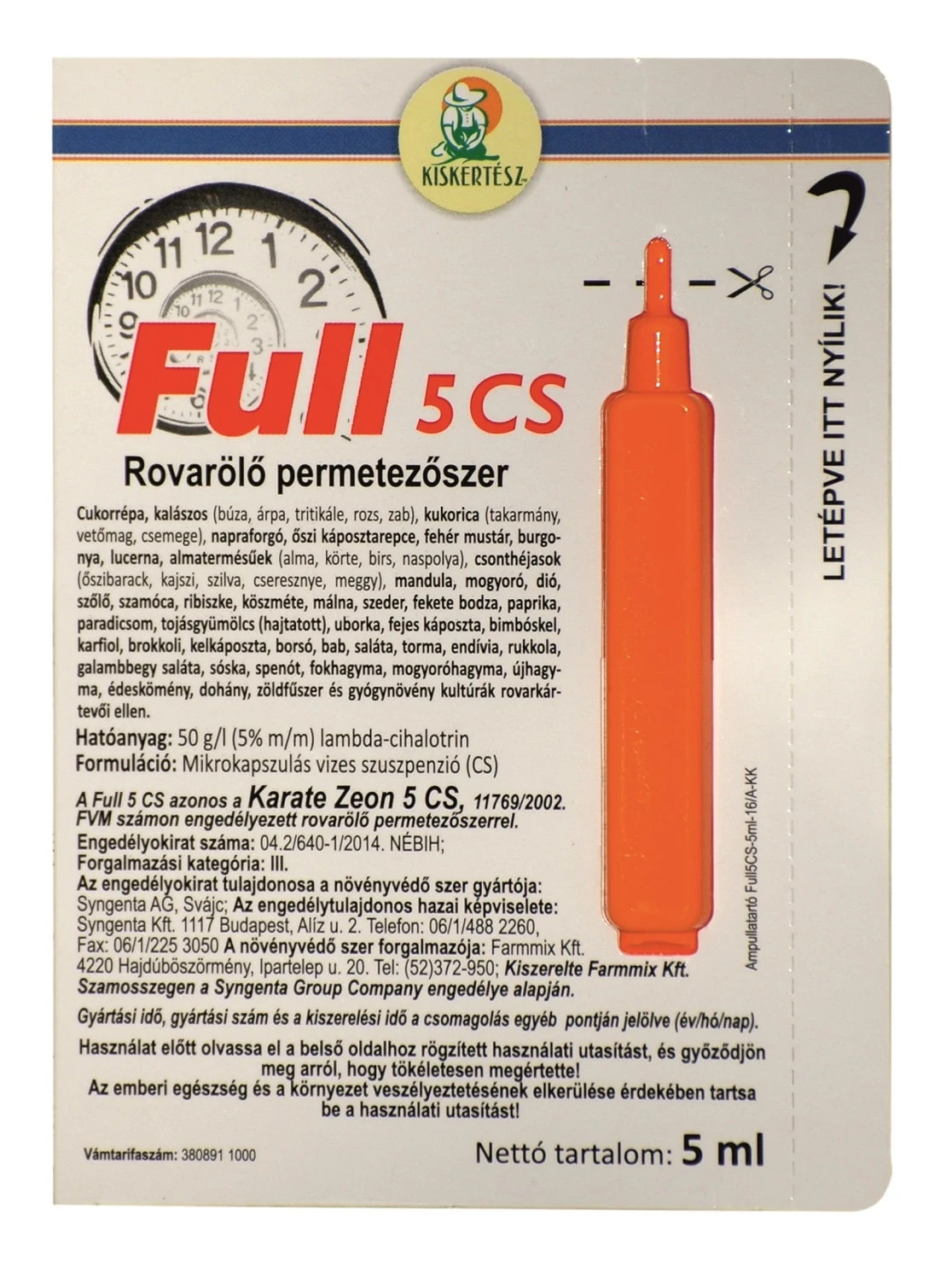 Full 5 Cs (Karate Zeon) Rovarölő Permetezőszer 5ml