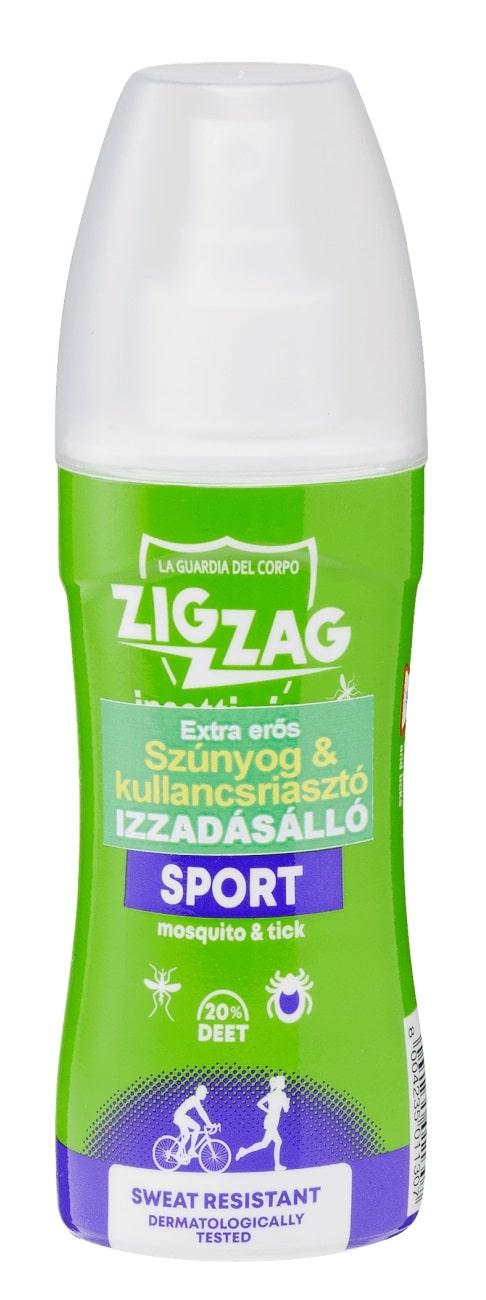 Zig Zag SPORT szúnyog és kullancsriasztó 100ml